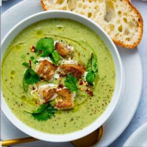 Broccoli Soup with Feta